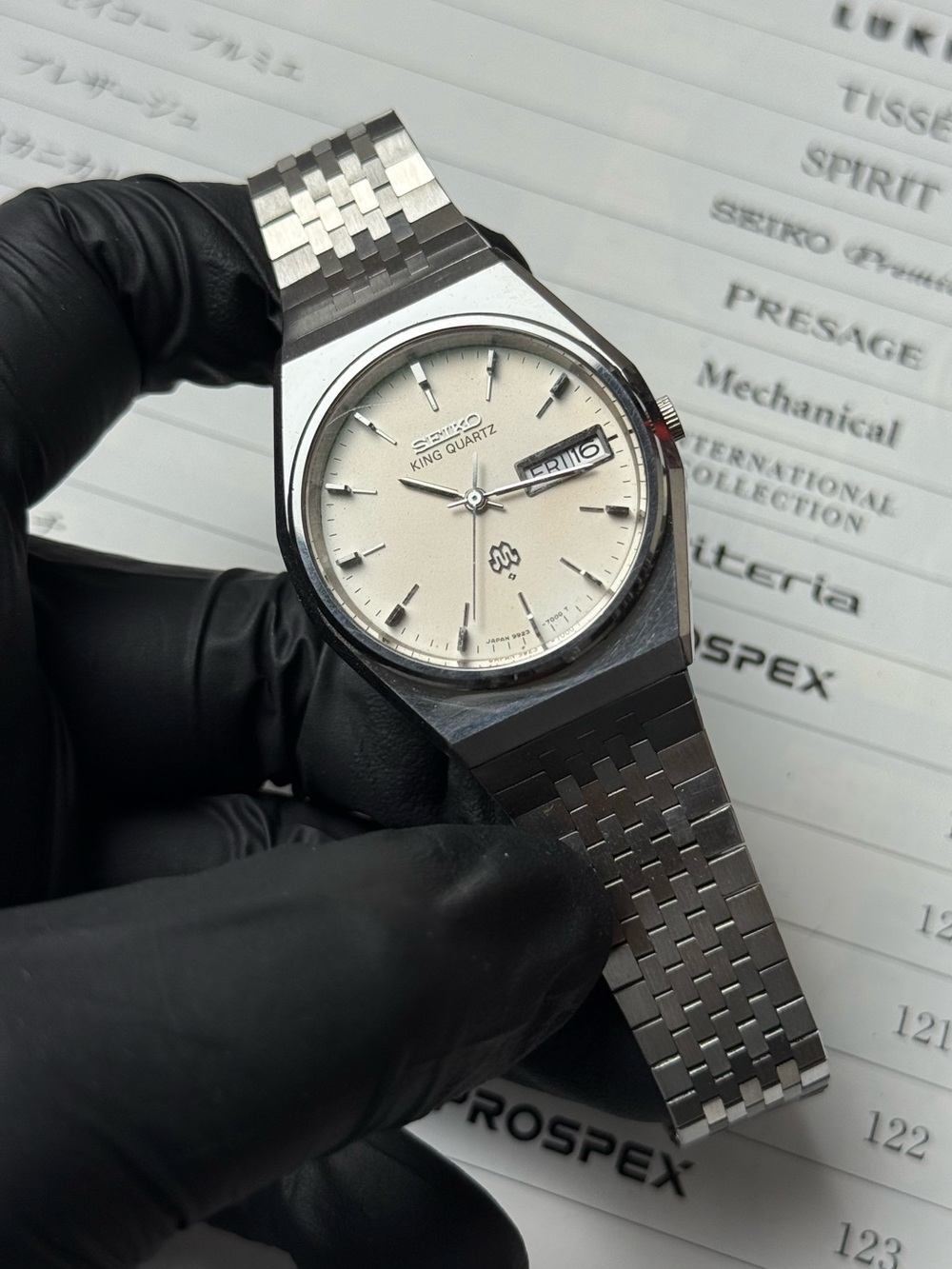 Vintage 1979 Seiko King Quartz “Twin Quartz” 9923-7000 Men’s Watch